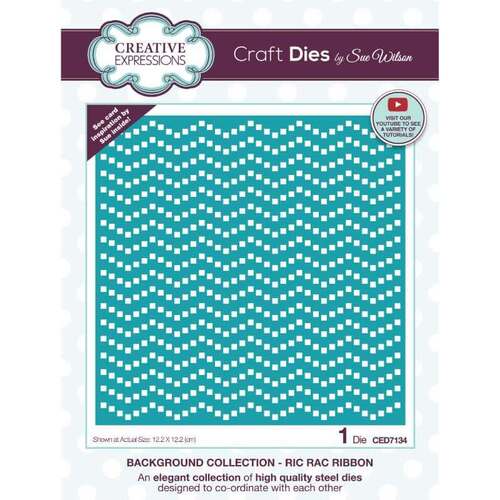 Creative Expressions Dies - Background Collection: Ric Rac Ribbon (by Sue Wilson)