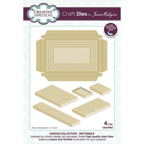Creative Expressions Craft Dies - Canvas Collection: Rectangle (By Jamie Rodgers)
