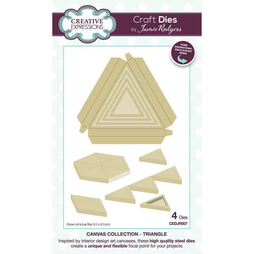 Creative Expressions Craft Dies - Canvas Collection: Triangle (By Jamie Rodgers)