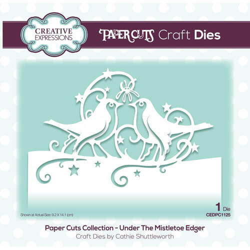Creative Expressions Paper Cuts Edger Craft Dies - Under The Mistletoe