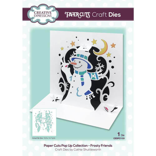 Creative Expressions Pop-Up Craft Dies - Frosty Friends