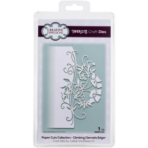 Creative Expressions Paper Cuts Edger Craft Dies - Climbing Clematis