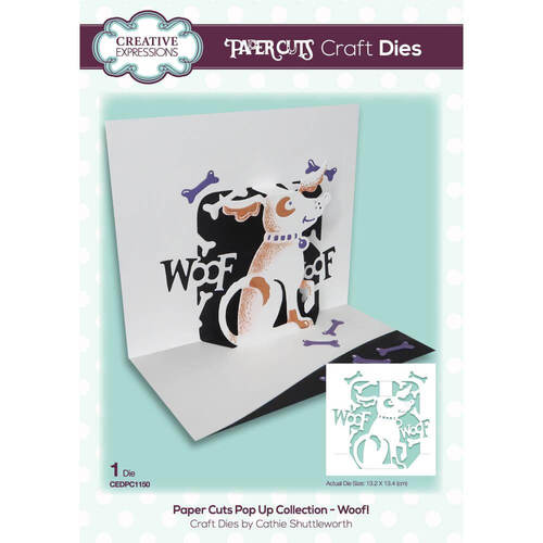 Creative Expressions Paper Cuts Craft Dies - Woof!