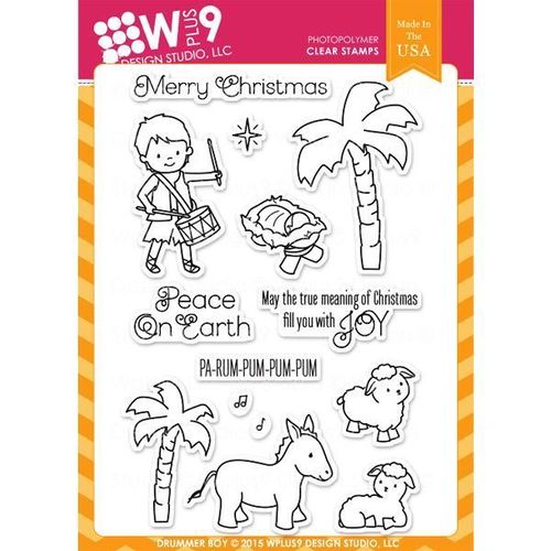 WPlus9 Design Stamps - Drummer Boy CL-WP9DRBO