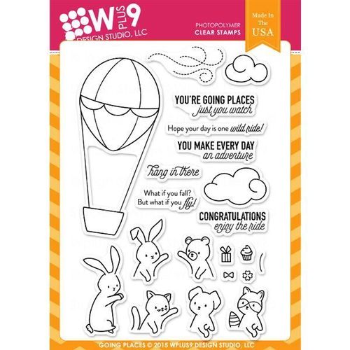 WPlus9 Design Stamps - Going Places CL-WP9GO