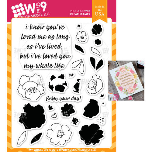 WPlus9 Design Stamps - My Whole Life CL-WP9MWL