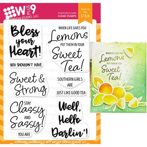WPlus9 Design Stamps - Southern Sentiments CL-WP9SOS