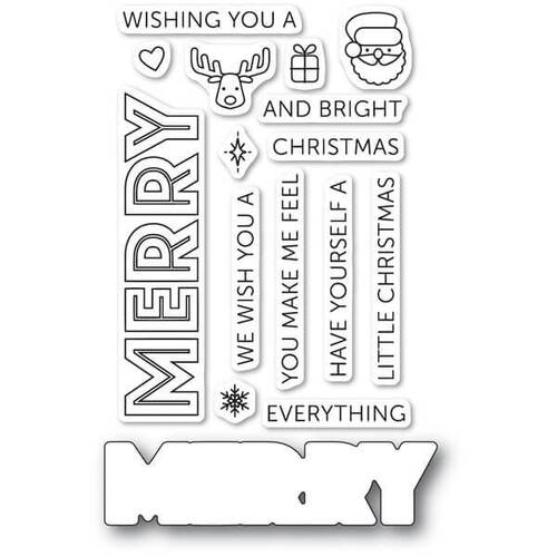 Poppystamps - Clear Stamps - MERRY EVERYTHING CL465