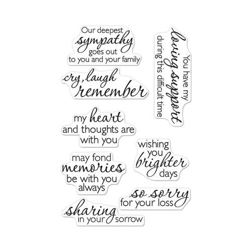 Hero Arts Clear Stamps 4"X6" - Remember CL577