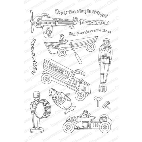 Impression Obsessions Clear Stamps - Toyland CL891