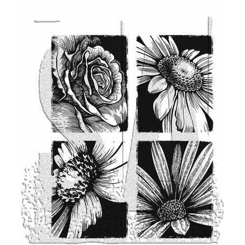 Tim Holtz Stampers Anonymous Cling Rubber Stamps - Bold Botanicals CMS462