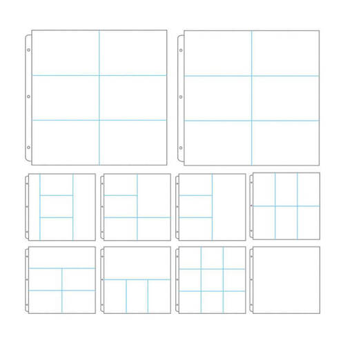 Album Refills - Assorted Dividers 12x12 (10pc, No Paper Insert)