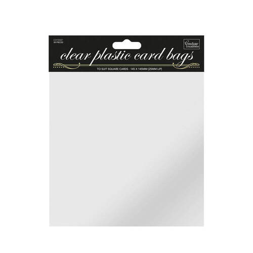Couture Creations Bag - Square self sealing 145x145 mm (50pk)
