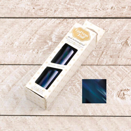 Couture Creations - Heat Activated Navy Blue Foil - Light Iridescent Finish