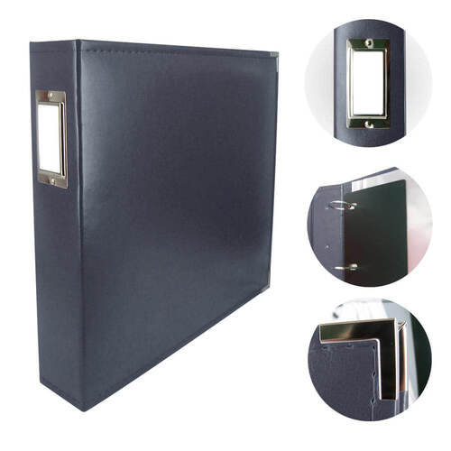Scrapbook Classic Superior Leather Album - Dark Blue