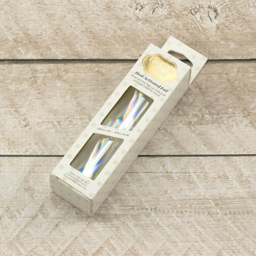 Couture Creations - Heat Activated Silver Foil - Mirror Material Finish