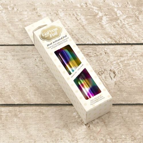 Couture Creations - Heat Activated Rainbow Spots Foil - Mirror Finish