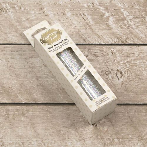 Couture Creations - Heat Activated Silver Foil - Iridescent Speckled Pattern