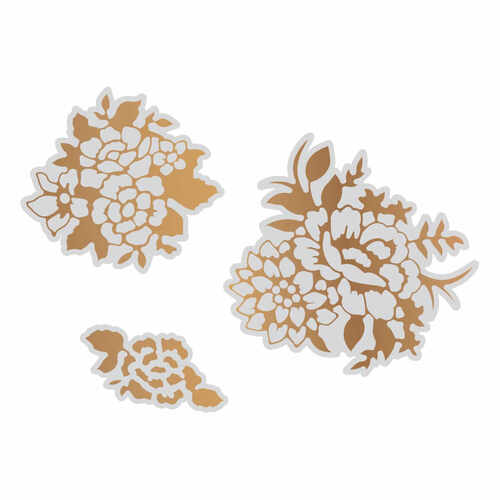 Couture Creations Cut, Foil and Emboss Die Set - Marvelous Florals (Discontinued)