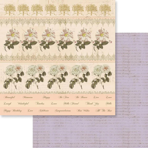 Couture Creations Paper 12x12 - Butterfly Garden - Sheet 4