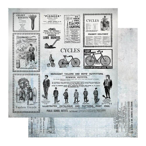 Couture Creations Paper 12x12 - Gentlemans Emporium - Sheet 11