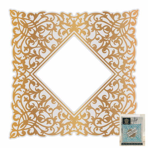 Couture Creations Gentlemans Emp Cut, Foil and Emboss - Ornate Background (1pc)