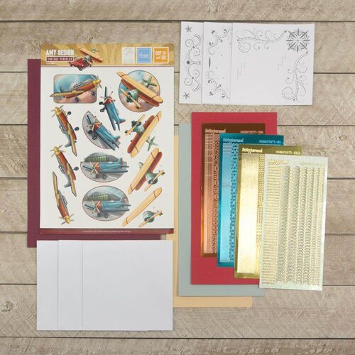 3D Diecut Decoupage Set - Amy Spring - Its a Mans World - Airplanes 2 CO727080