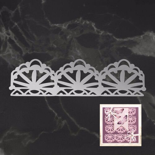 Couture Creations Dies - Peaceful Peonies - Delicate Lace Die (1pc) (Discontinued)