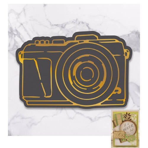 Cut & Create Die Hot Foil Stamp - Snapshot (1pc) - 53.2 x 35.5mm