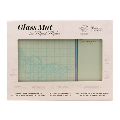 Couture Creations Glass Mat for Mixed Media - 395 x 298mm (15.5 x 11.7in)