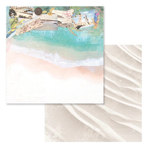 Couture Creations 12x12- Sweeping Plains Sheet No. 7 Double Sided Paper CO727974