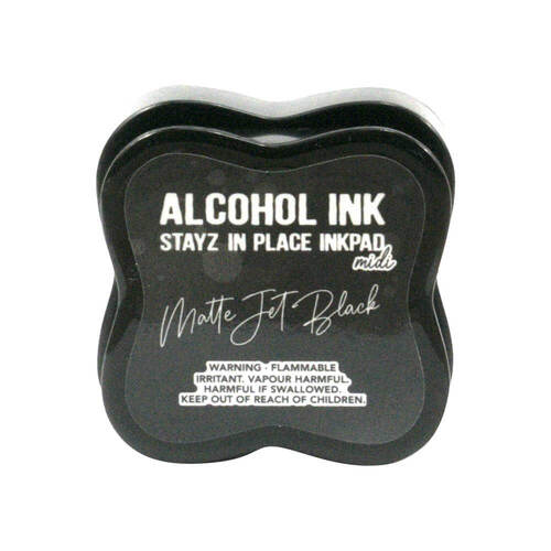 Couture Creations STAYZ IN PLACE Alcohol Ink Pad - Jet Black Midi