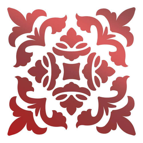 Couture Creations Mini Stamp - Blooming Friendship - Leaf Mosaic (1pc)