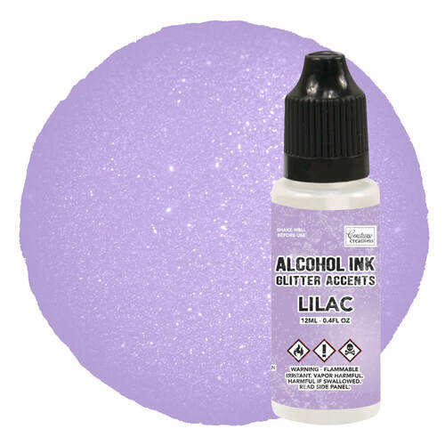 Couture Creations Alcohol Ink Glitter Accents 12ml - Lilac