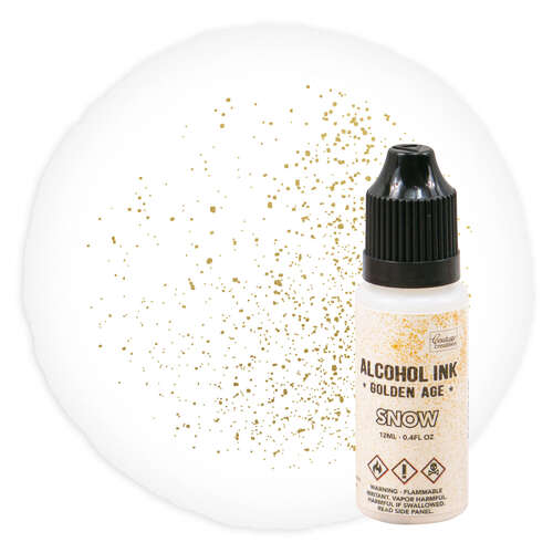 Couture Creations Alcohol Ink Golden Age - Snow (12ml | 0.4fl oz)