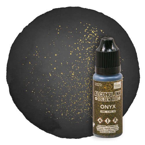 Couture Creations Alcohol Ink Golden Age - Onyx (12ml | 0.4fl oz)