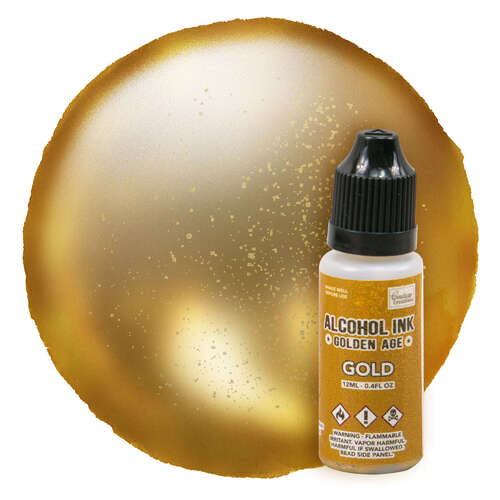 Couture Creations Alcohol Ink Golden Age - Gold (12ml | 0.4fl oz)