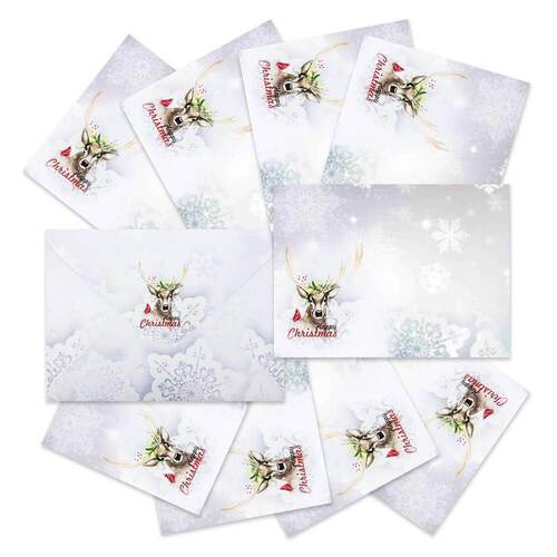Couture Creations Christmas Envelopes - Snow Deer (4x6in, 10pc)