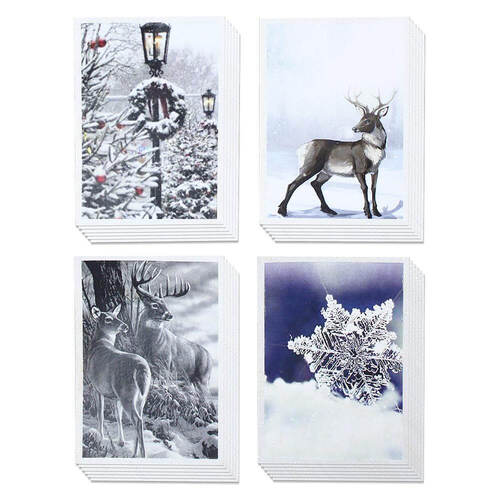 Couture Creations Die Cut Shapes - Snowy World (24pc)