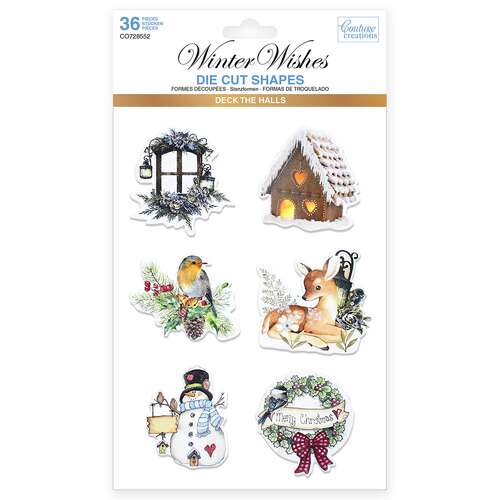 Couture Creations Die Cut Shapes - Winter Wishes (36pc)