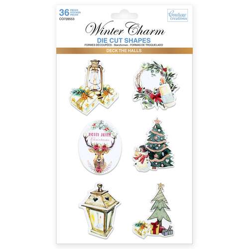Couture Creations Die Cut Shapes - Winter Charm (36pc)