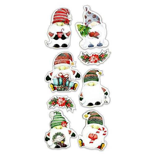 Couture Creations Christmas Embellishment - Cheery Robin (8pc)