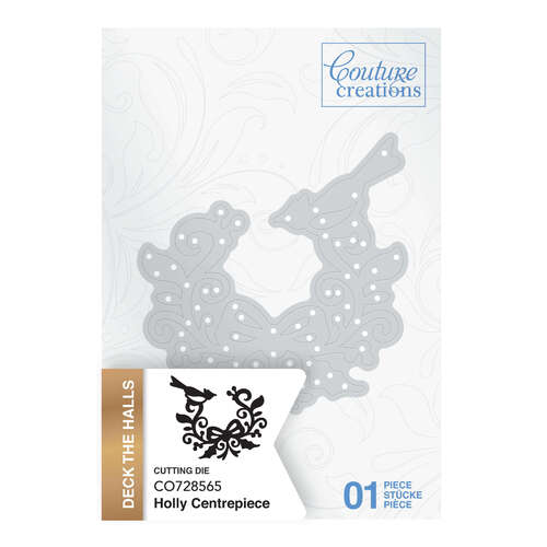 Couture Creations Mini Dies - Holly Centrepiece (1pc) - Deck the Halls