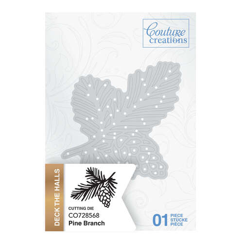Couture Creations Mini Dies - Pine Branch (1pc) - Deck the Halls (discontinued)
