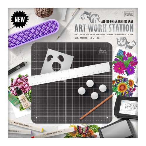 Couture Creations All-in-One Magnetic Art Work Station CO728701