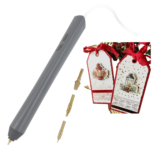 Couture Creations Hot Foiling Pen with 4 Tips - 0.8/1.5/2.0/2.5mm