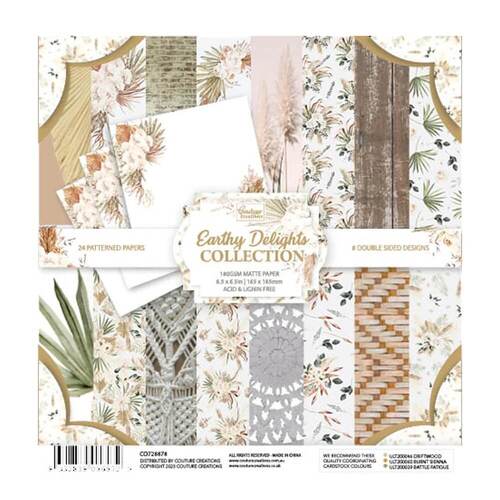 Couture Creations Paper Pad (6.5 x 6.5) - Earthy Delights