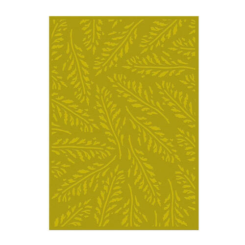 Couture Creations Embossing Folder - Earthy Delights - Fern Leaf