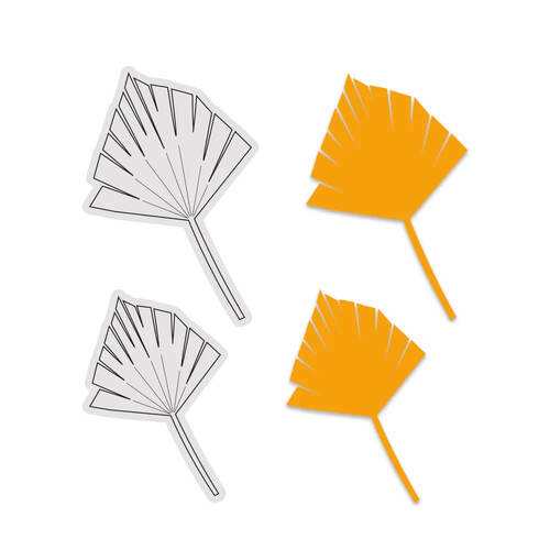Couture Creations Stamp and Dies - Tropical Leaves