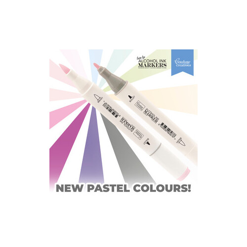 Couture Creations Twin Tip Alcohol Ink Marker Pastel Colours choose from 12 colours